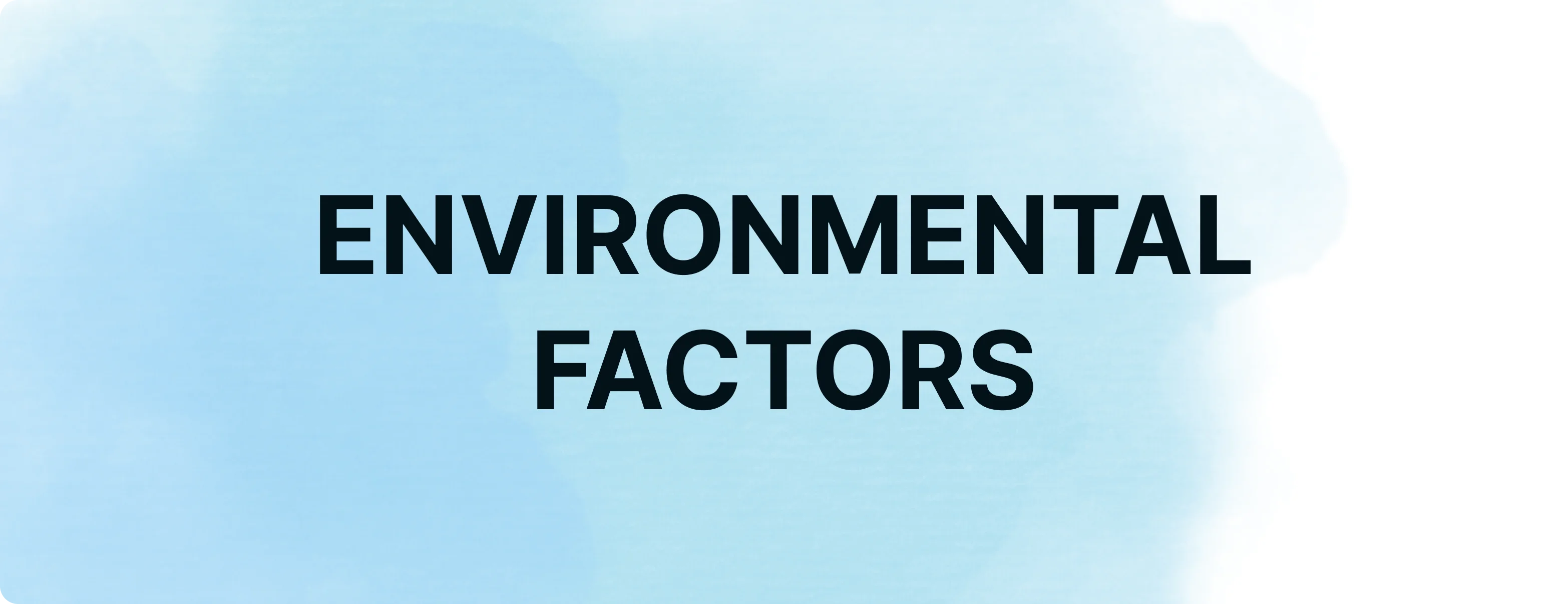 Environmental factors affecting student learning in the classroom