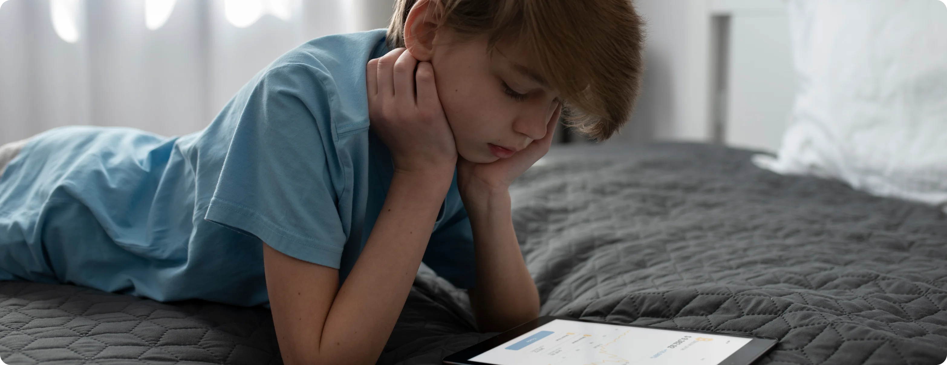 A child struggling with reading, emphasizing the challenges of dyslexia