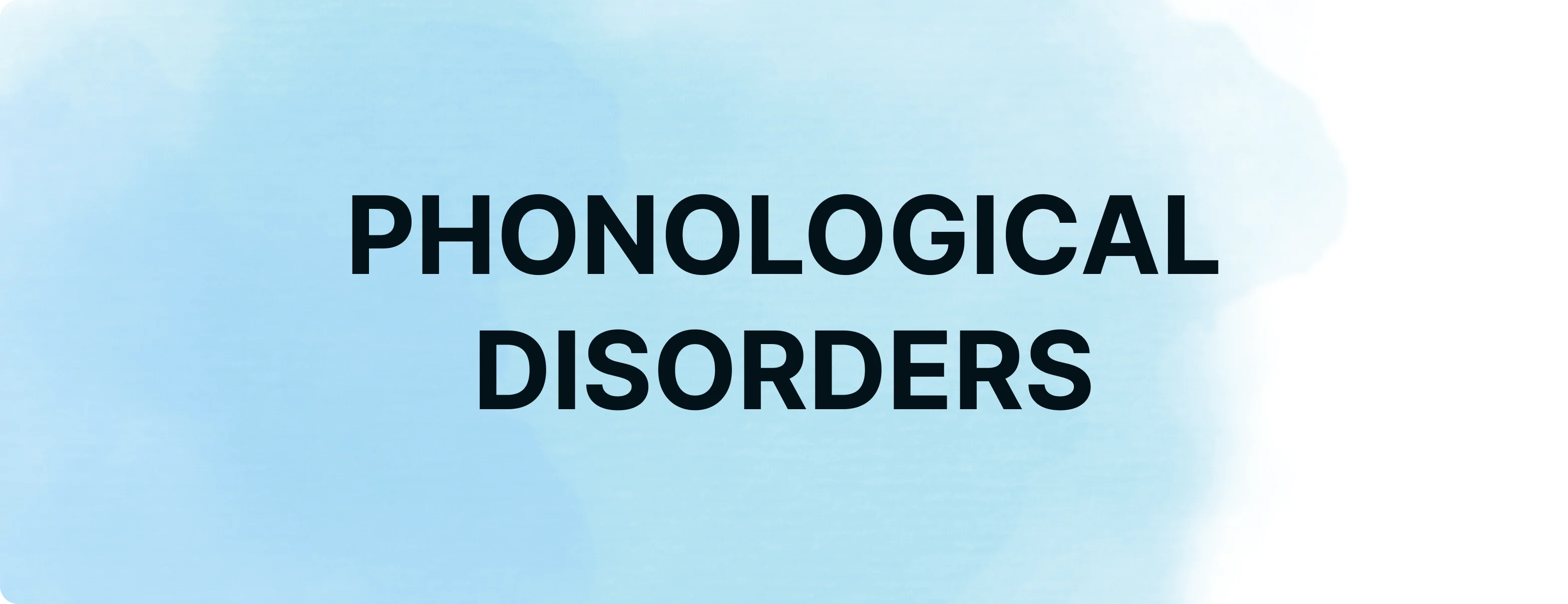 Effects of phonological disorders on reading development